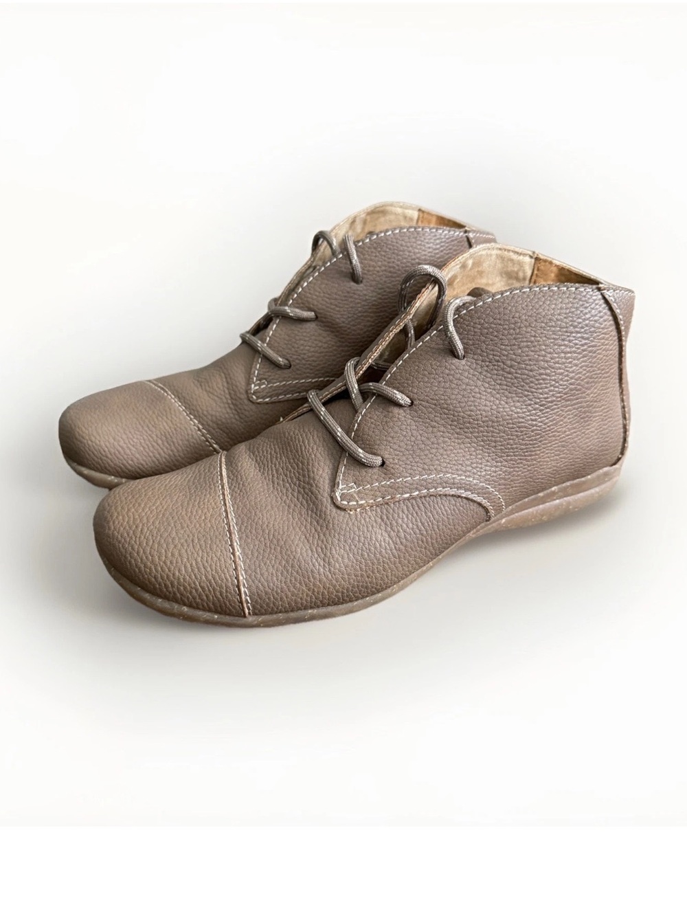 B.o.c. Sabelle Ankle Booties Womens Size 9 Synthetic Brown Leather Lace Up